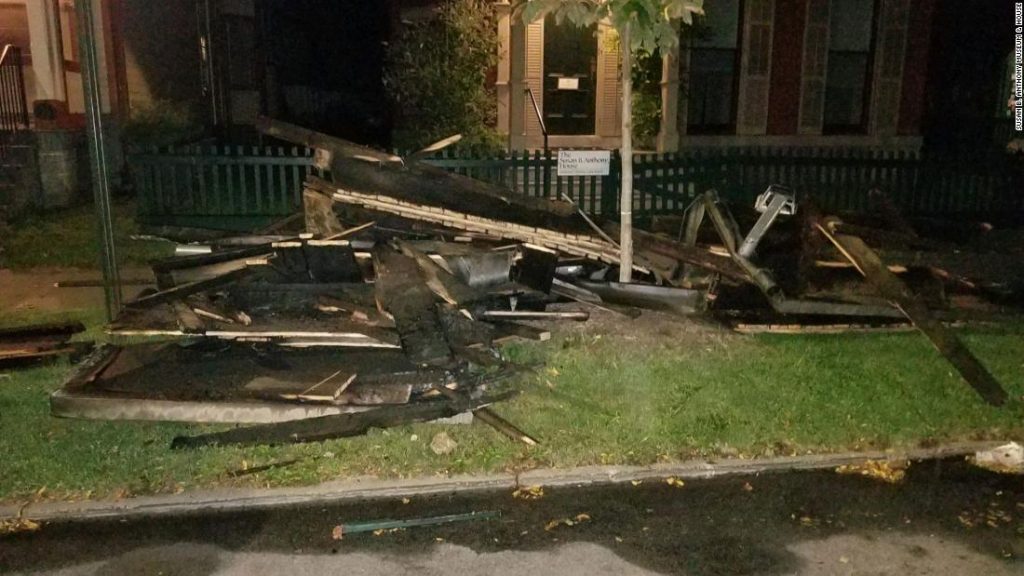 Susan B. Anthony House: Fire officials are investigating a ‘suspicious’ blaze at the historic residence